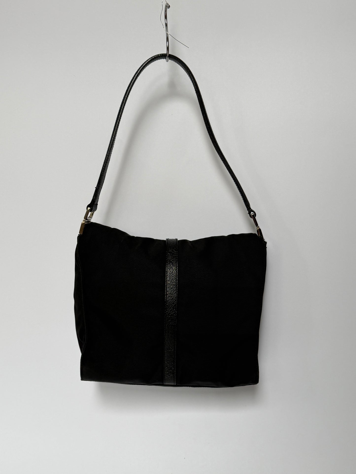 Gucci Black Canvas Jackie Shoulder Bag