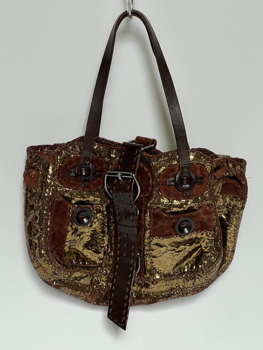 Gold Y2K Buckle Bag