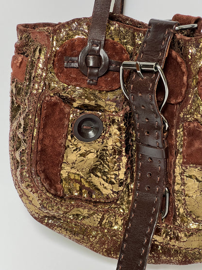 Gold Y2K Buckle Bag