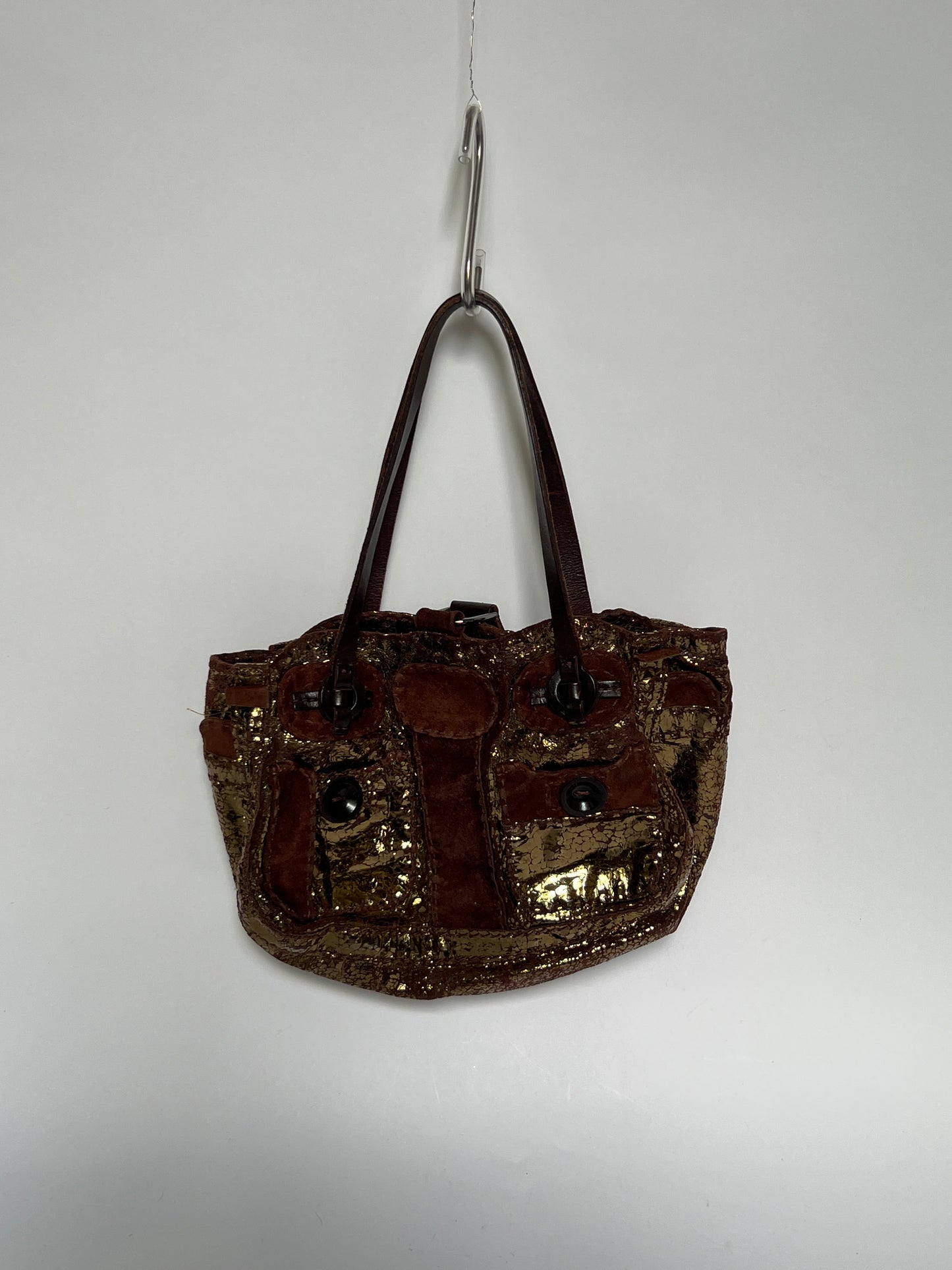 Gold Y2K Buckle Bag