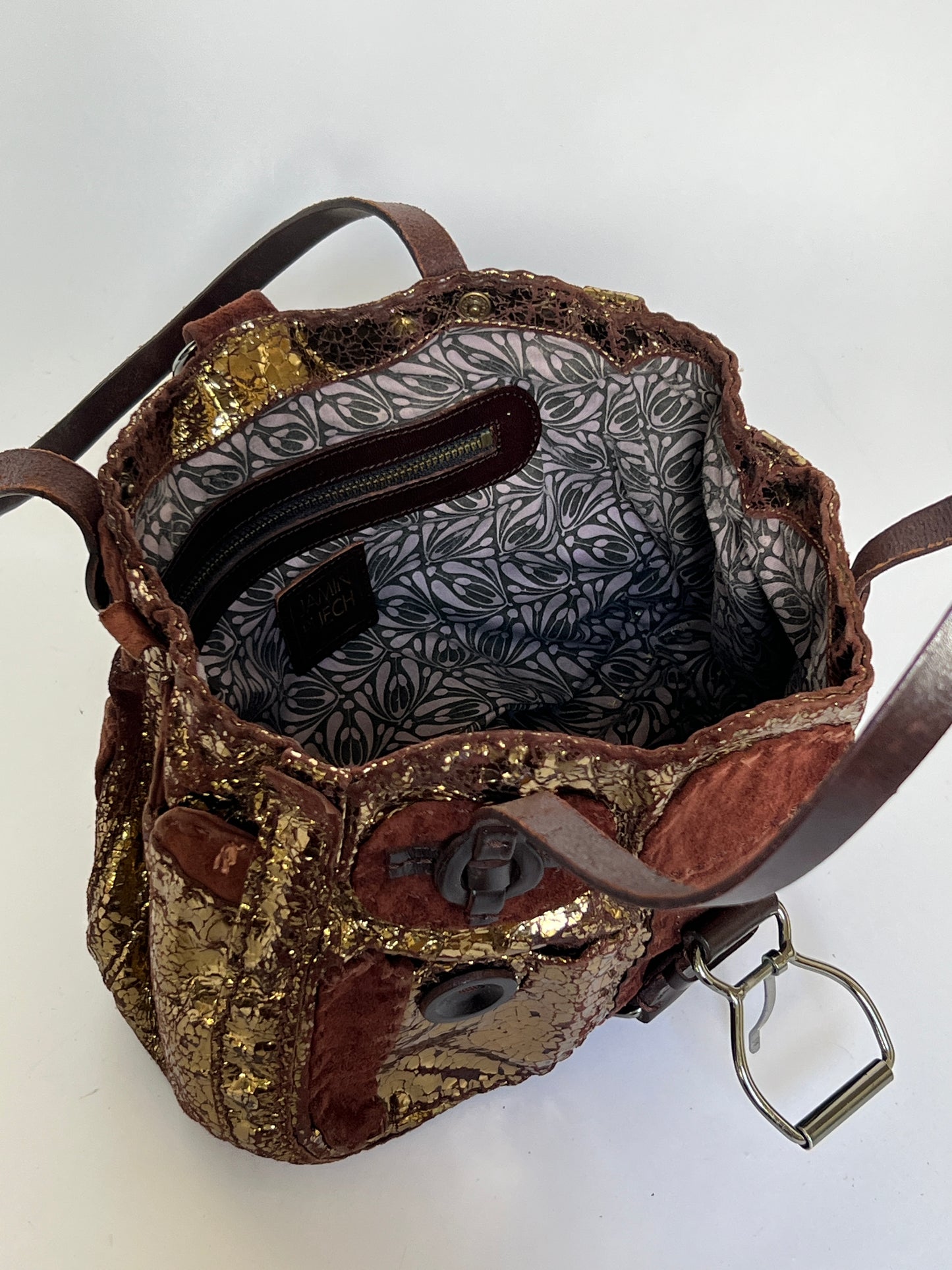 Gold Y2K Buckle Bag