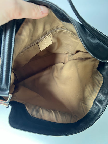 Gucci Jackie Black Leather Shoulder Bag