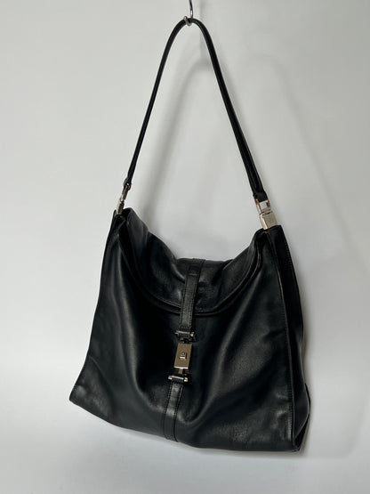 Gucci Jackie Black Leather Shoulder Bag