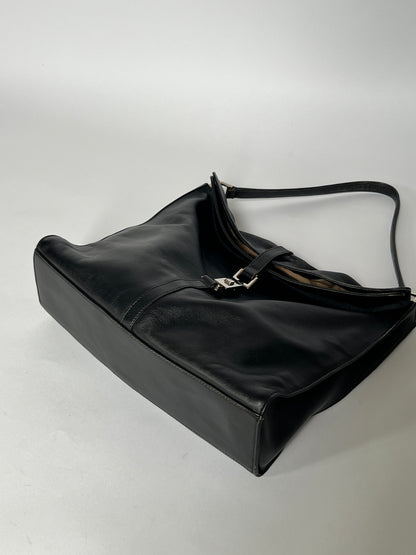 Gucci Jackie Black Leather Shoulder Bag