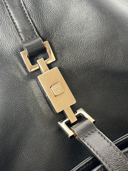 Gucci Jackie Black Leather Shoulder Bag