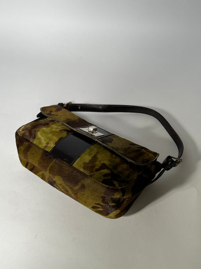 J&M Davidson Pony Hair Camo Shoulder Bag