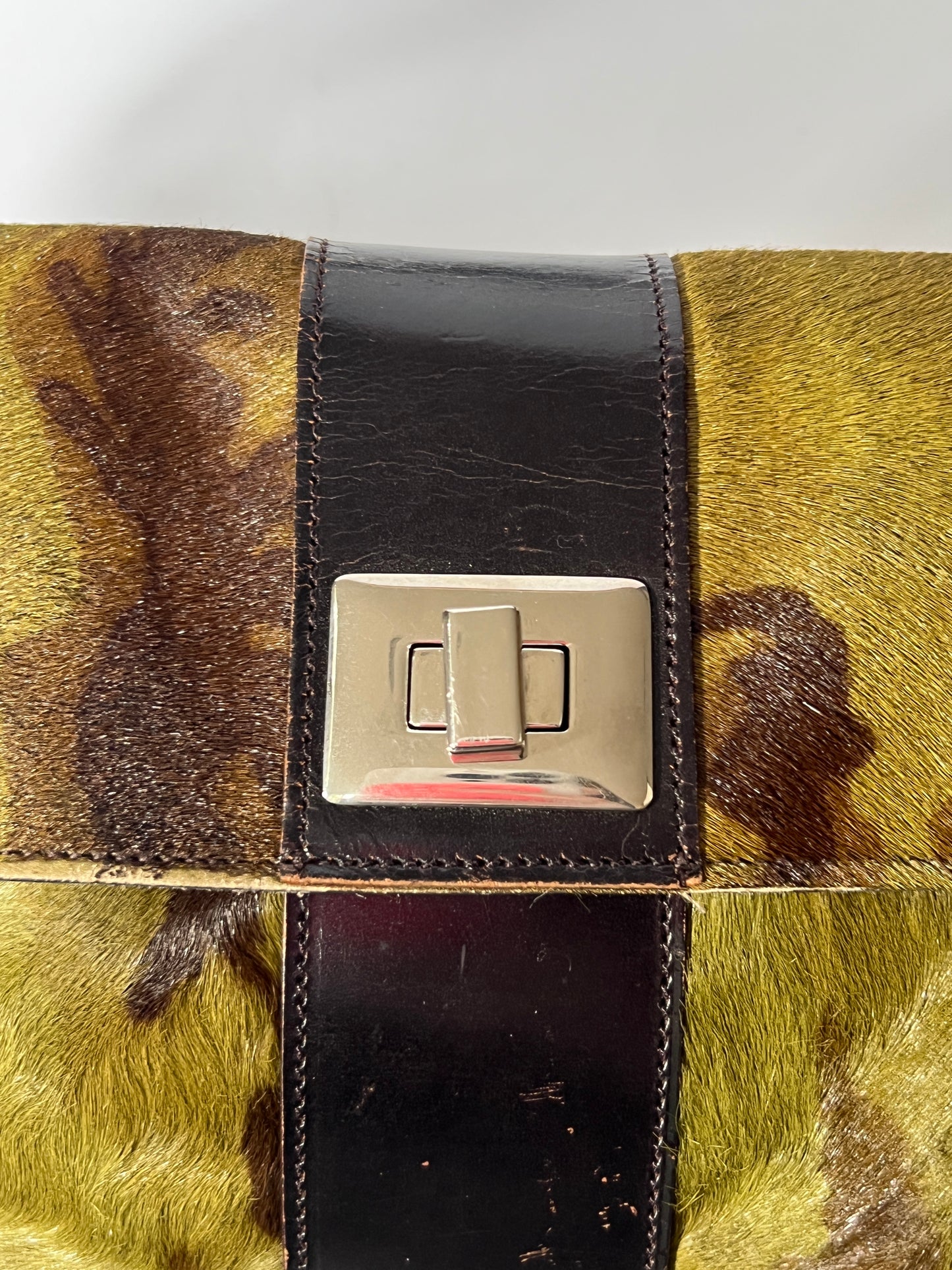 J&M Davidson Pony Hair Camo Shoulder Bag