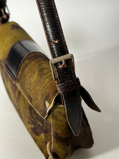 J&M Davidson Pony Hair Camo Shoulder Bag