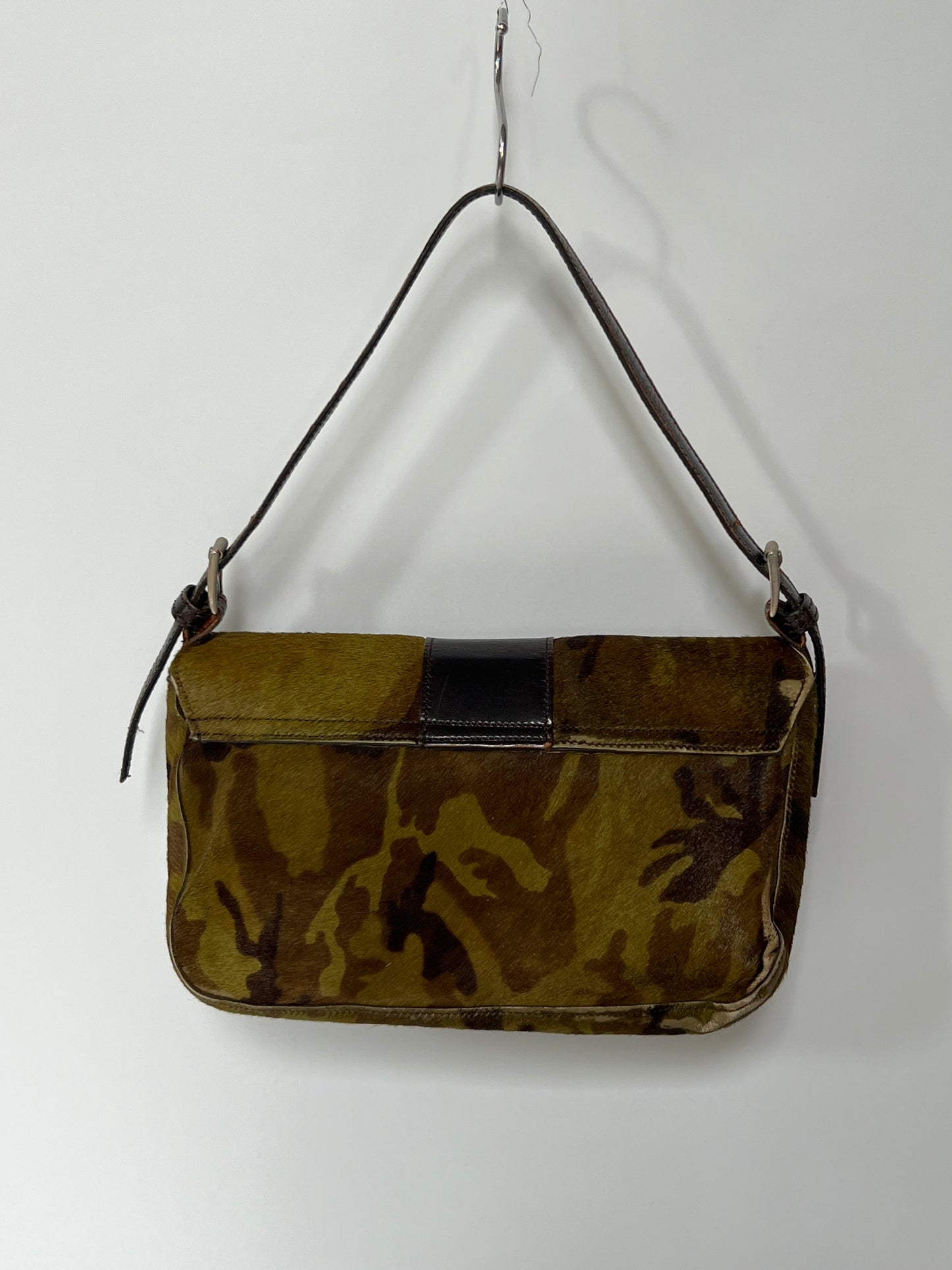 J&M Davidson Pony Hair Camo Shoulder Bag