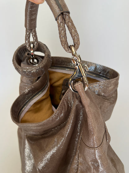 Jimmy Choo Metallic Bangle Bag