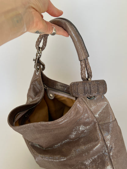 Jimmy Choo Metallic Bangle Bag