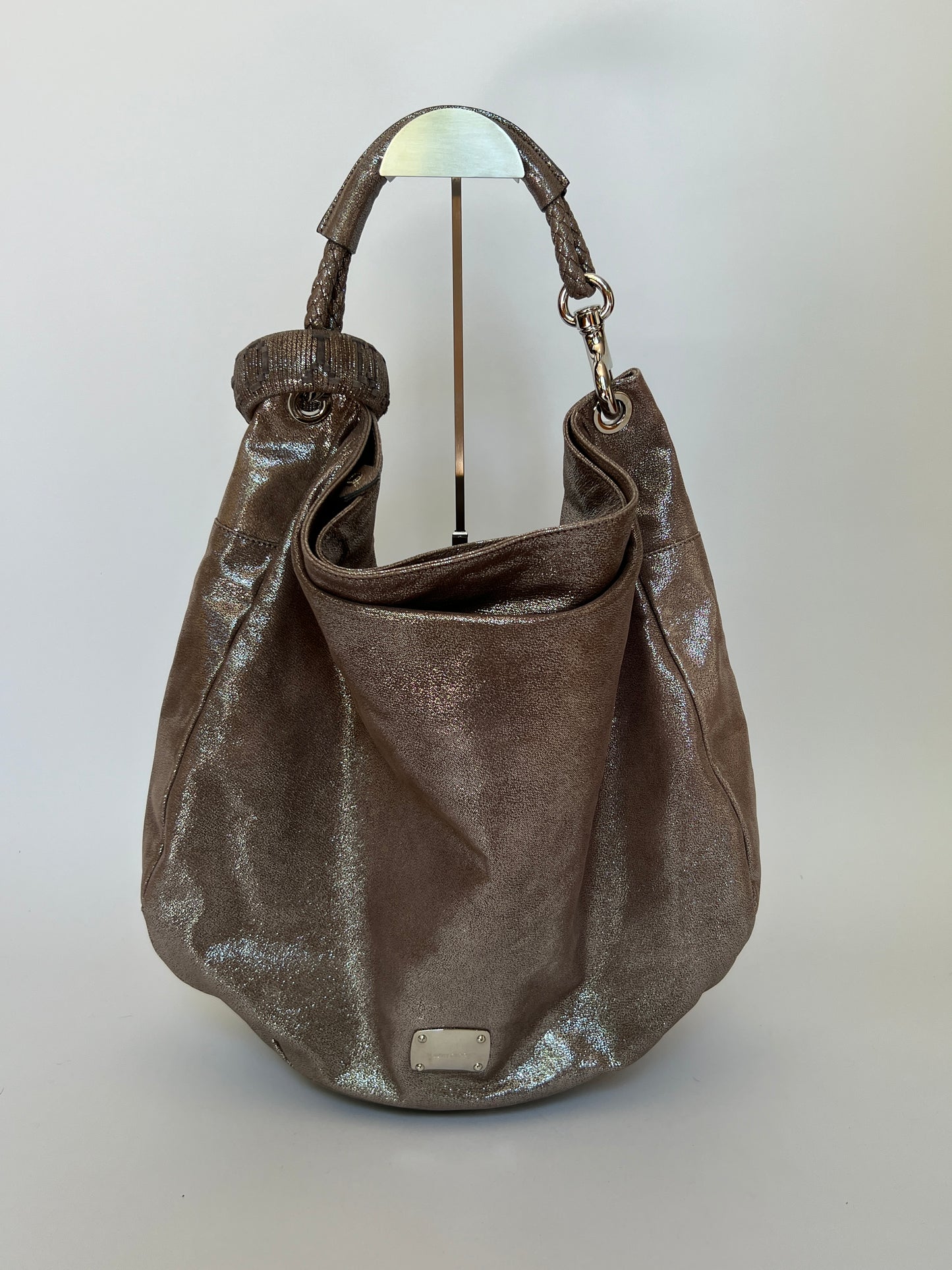 Jimmy Choo Metallic Bangle Bag