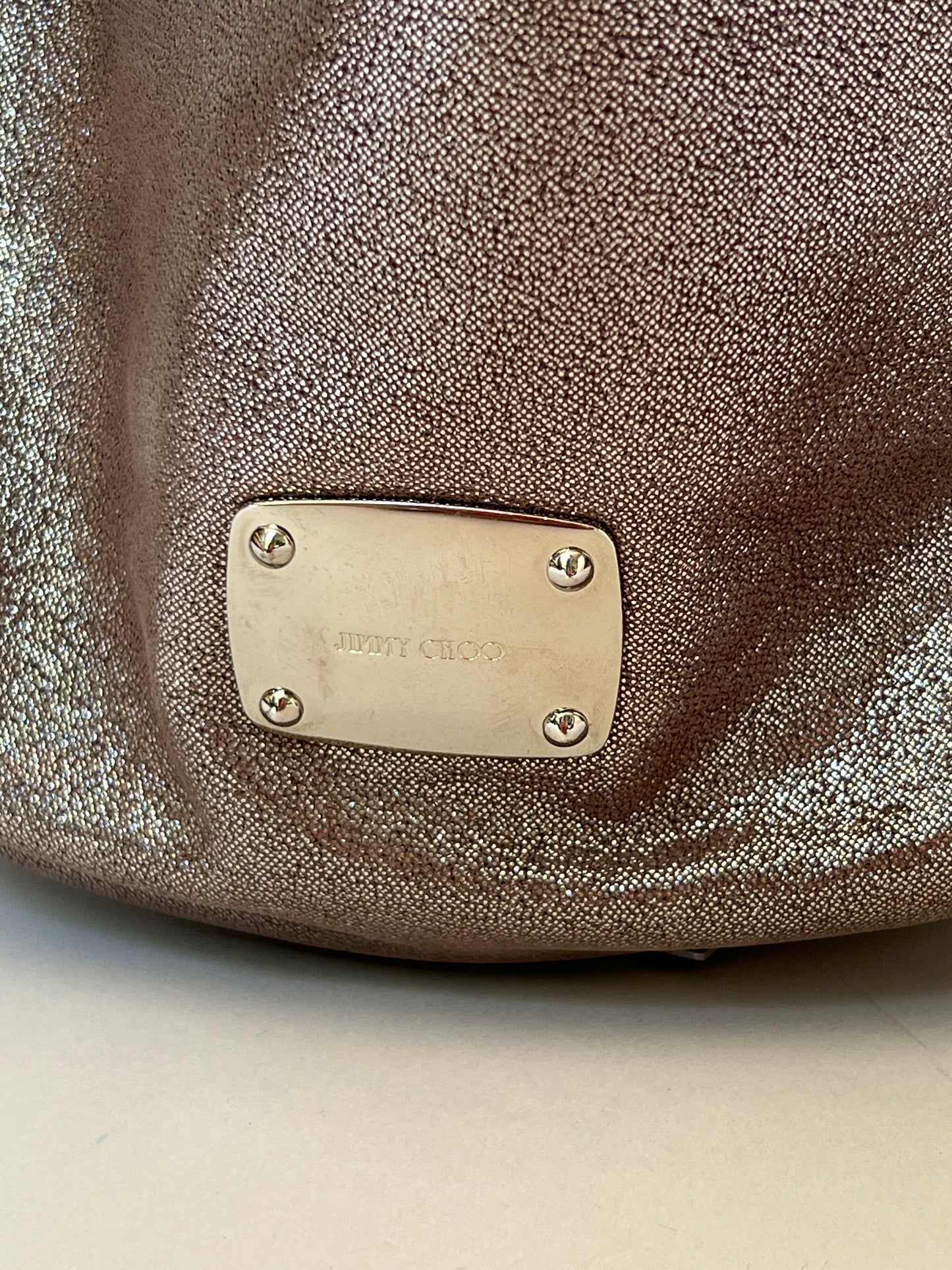 Jimmy Choo Metallic Bangle Bag