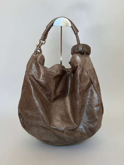 Jimmy Choo Metallic Bangle Bag