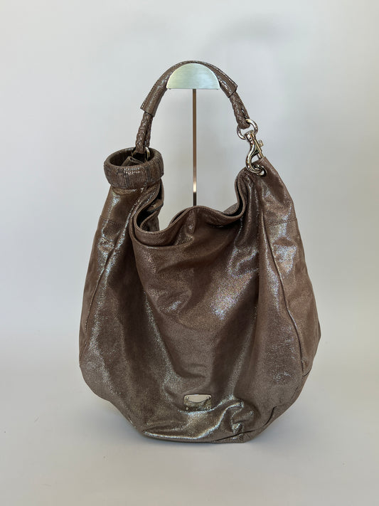 Jimmy Choo Metallic Bangle Bag