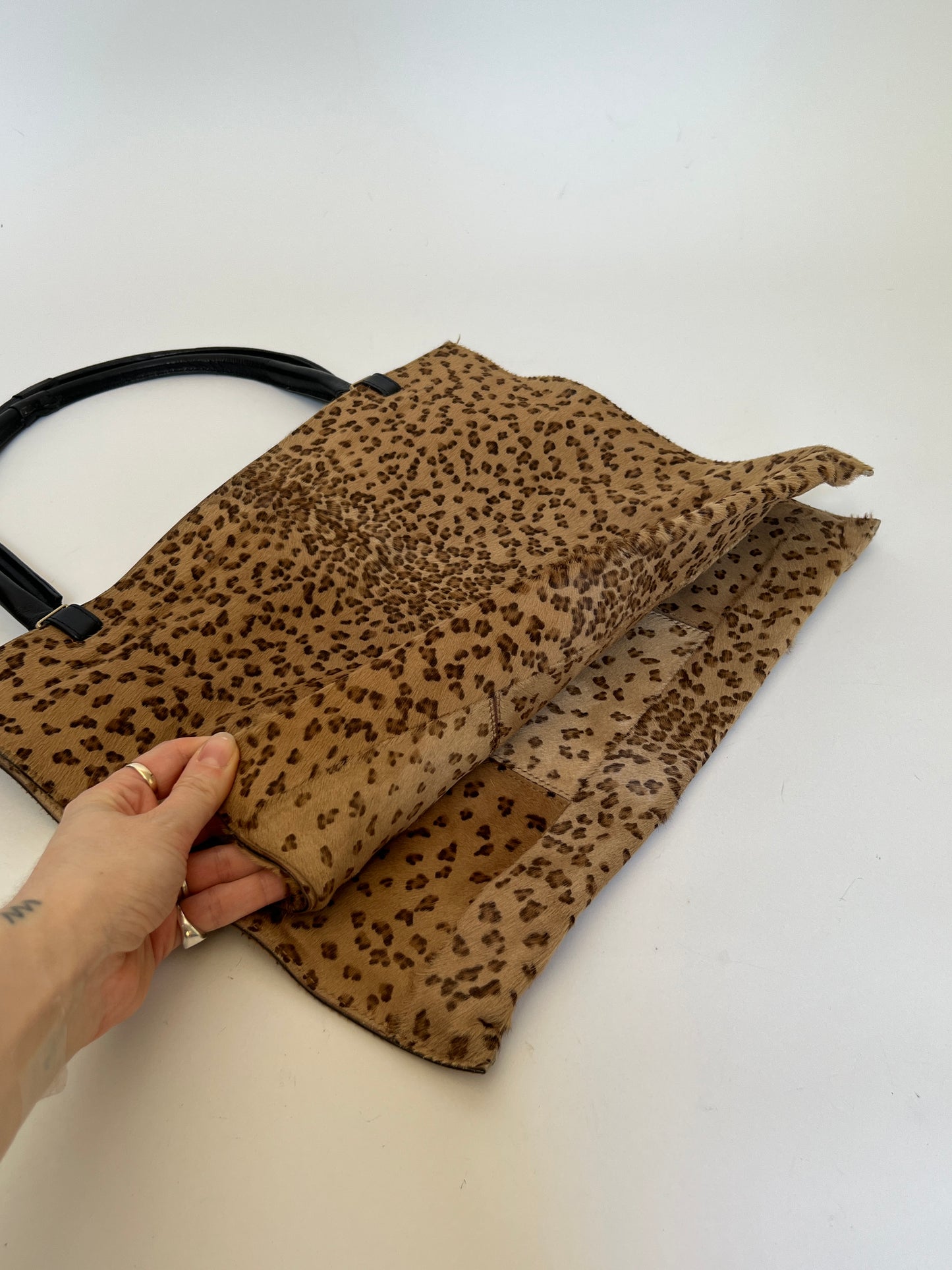 Pony Hair Cheetah Print Tote