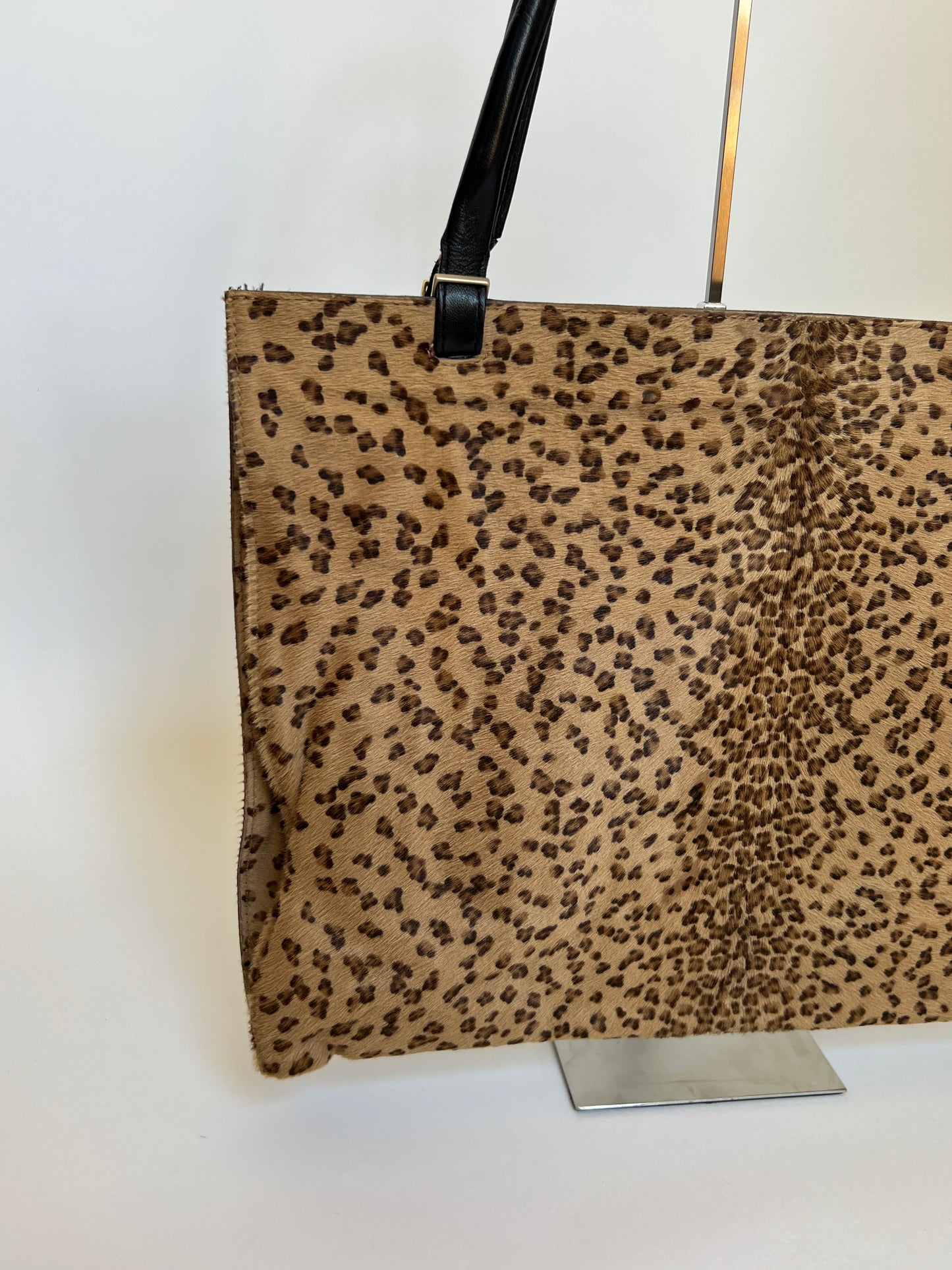 Pony Hair Cheetah Print Tote