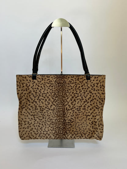 Pony Hair Cheetah Print Tote