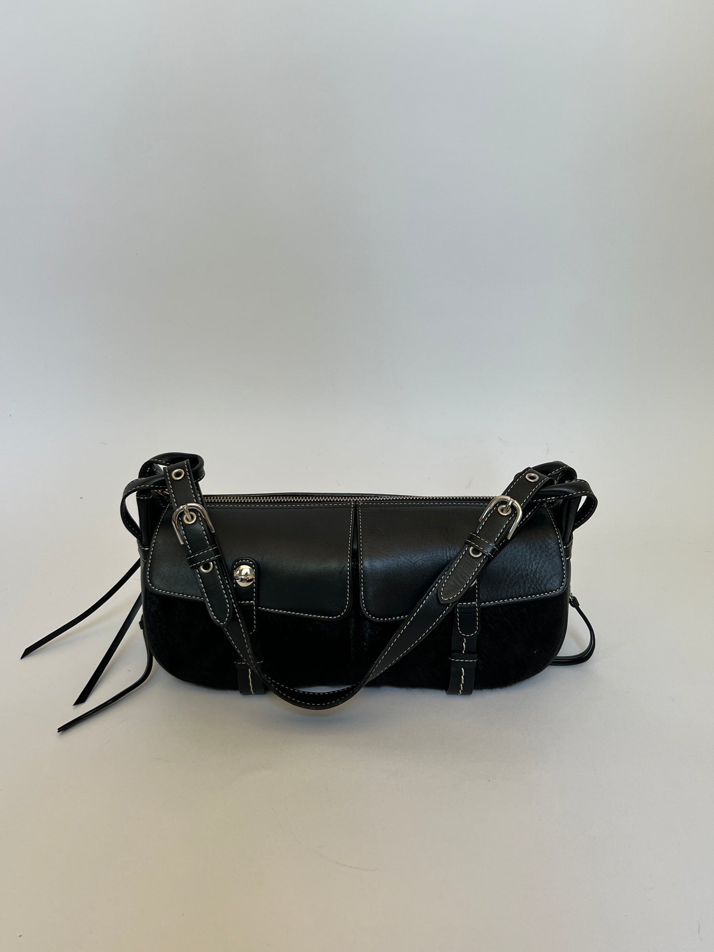 Double Pocket Pony Hair Bag