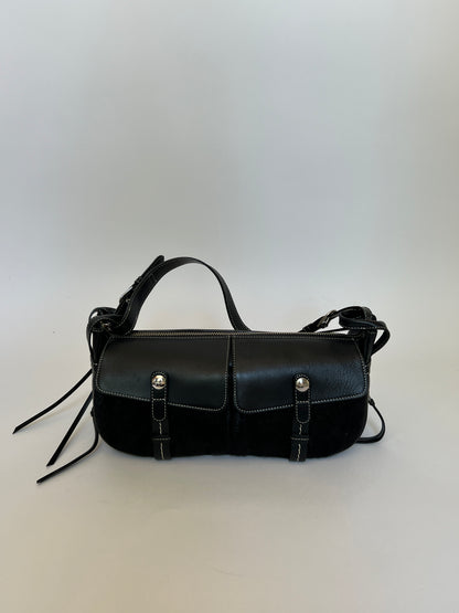 Double Pocket Pony Hair Bag