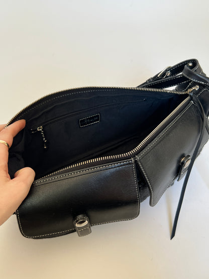 Double Pocket Pony Hair Bag