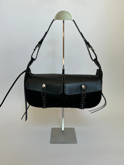 Double Pocket Pony Hair Bag