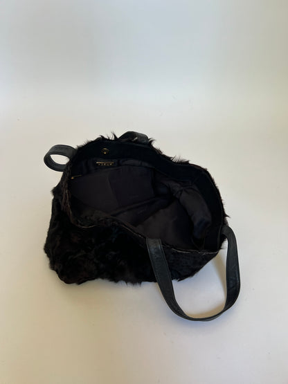 Loewe Fur Mini Tote Bag