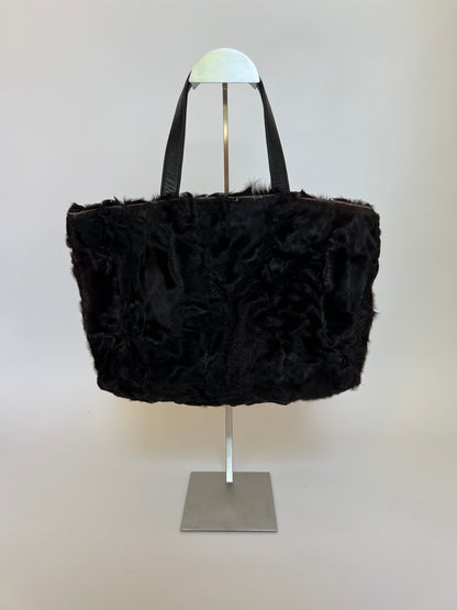 Loewe Fur Mini Tote Bag