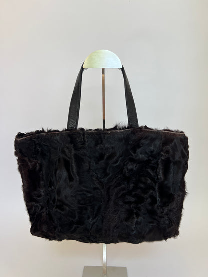 Loewe Fur Mini Tote Bag