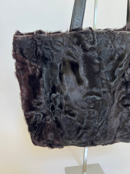 Loewe Fur Mini Tote Bag