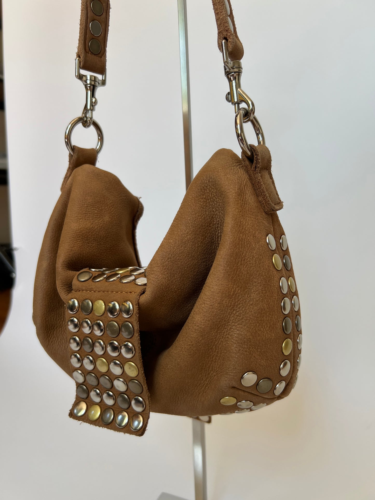 Mixed Metal Studded Bag