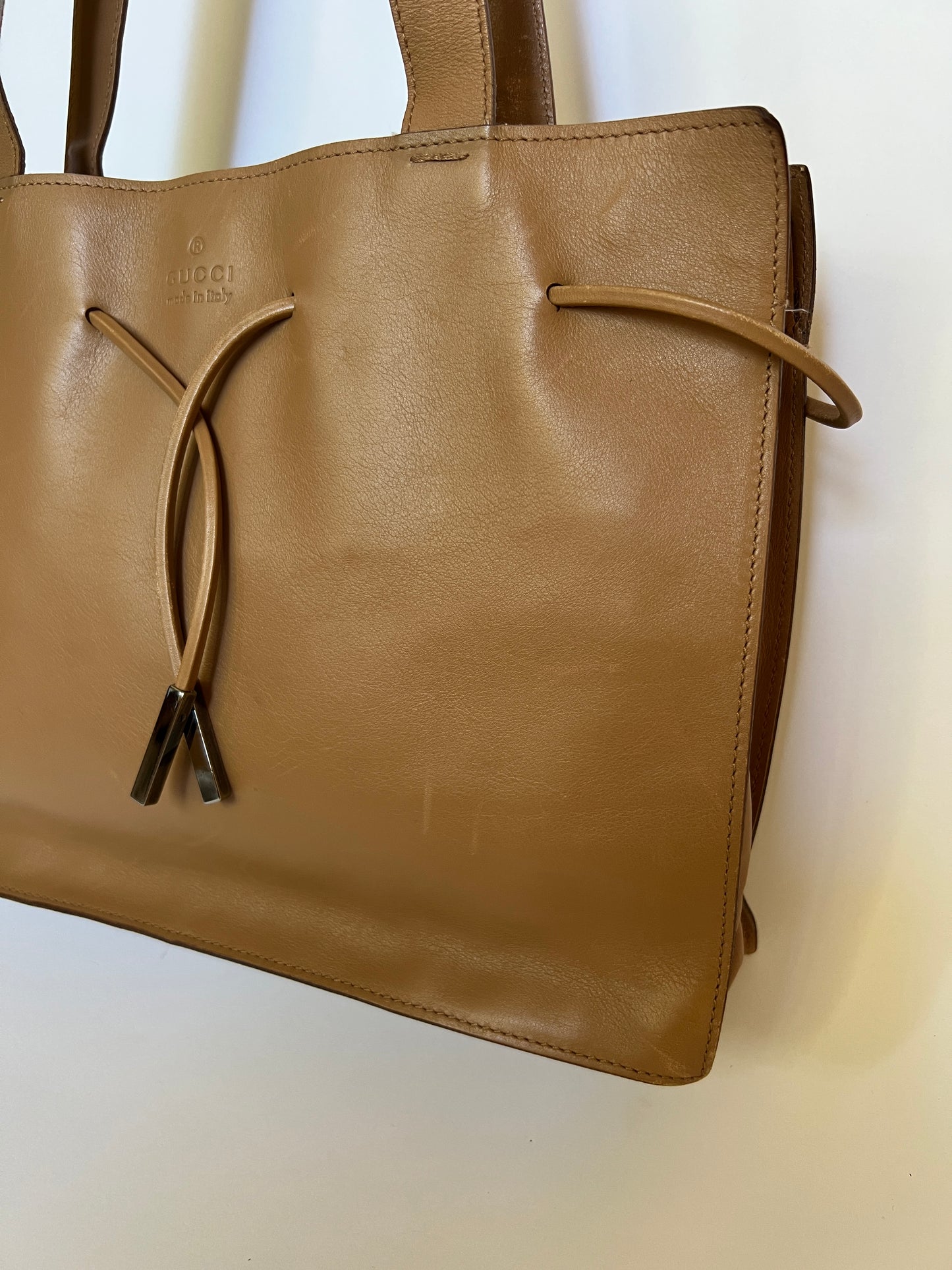 Tom Ford Gucci Camel Leather Tote Bag