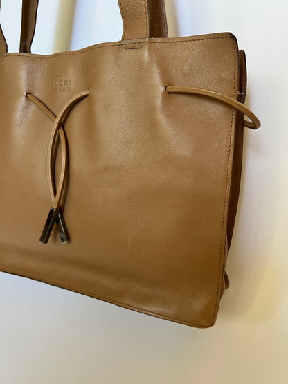 Tom Ford Gucci Camel Leather Tote Bag