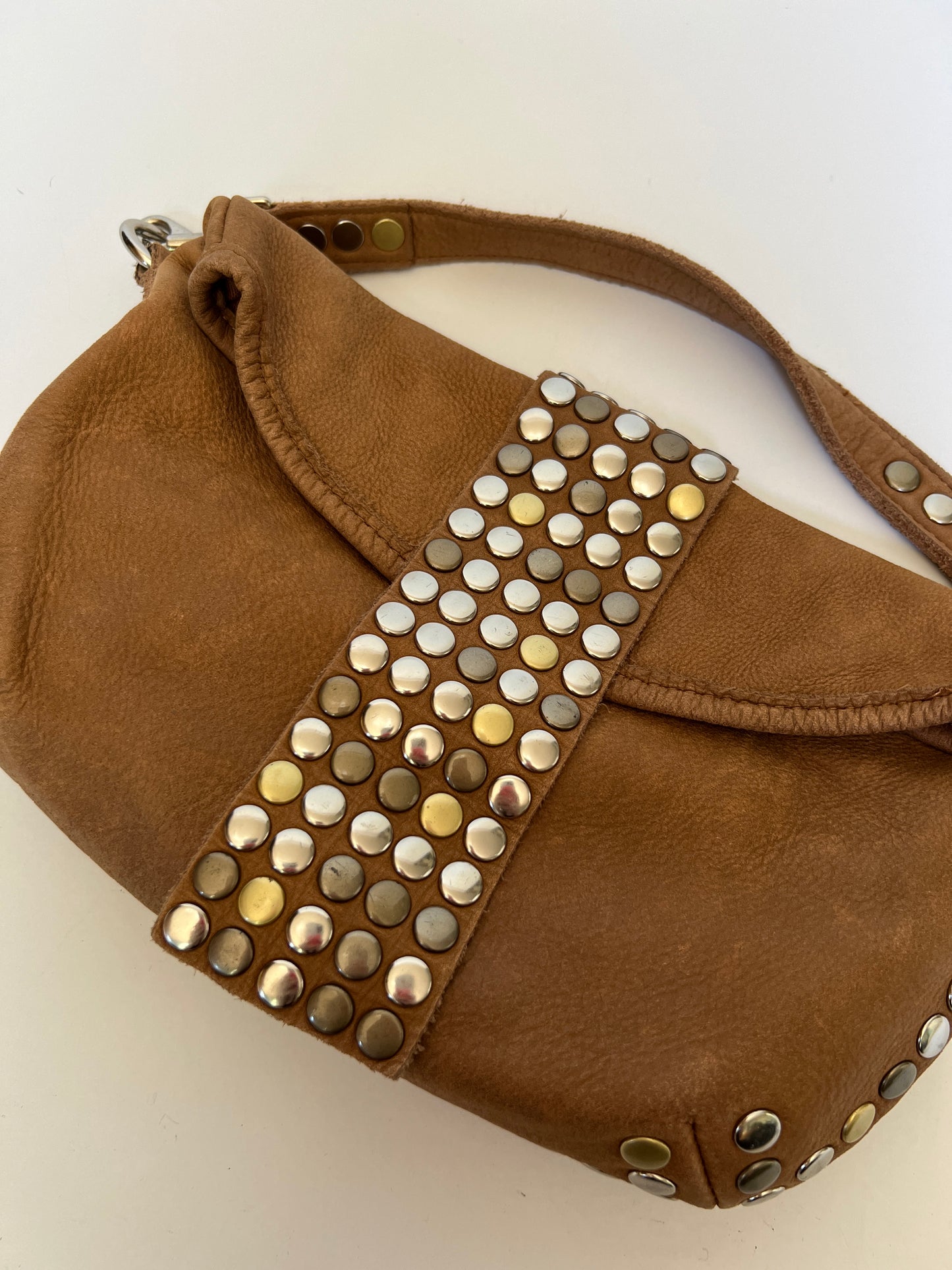 Mixed Metal Studded Bag
