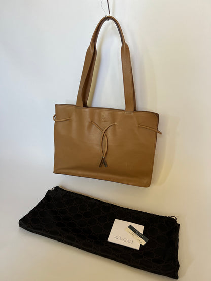 Tom Ford Gucci Camel Leather Tote Bag
