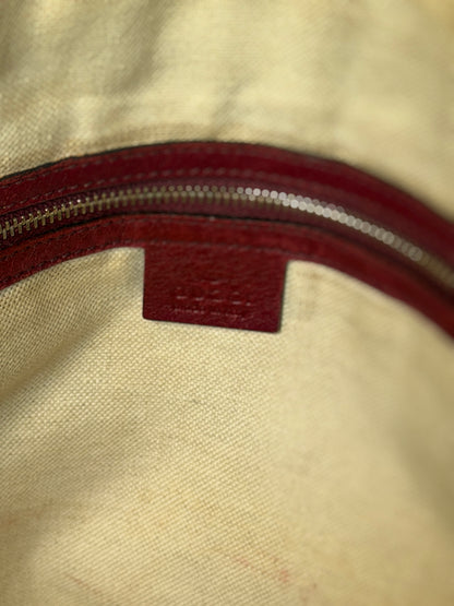 Gucci Burgundy Guccissima Leather Tote Bag