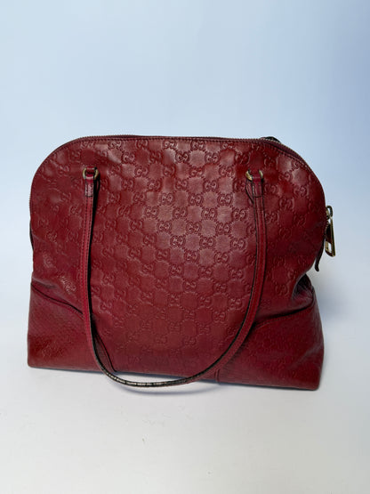 Gucci Burgundy Guccissima Leather Tote Bag