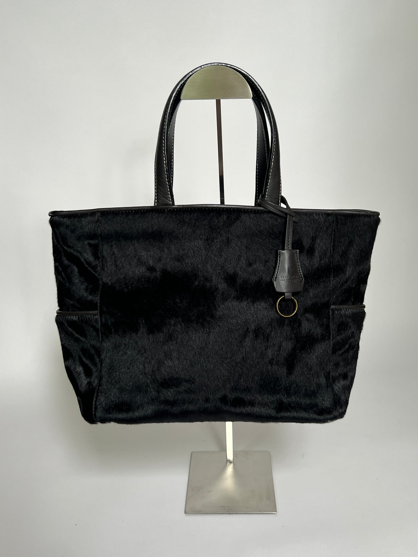 Black Pony Hair Tote