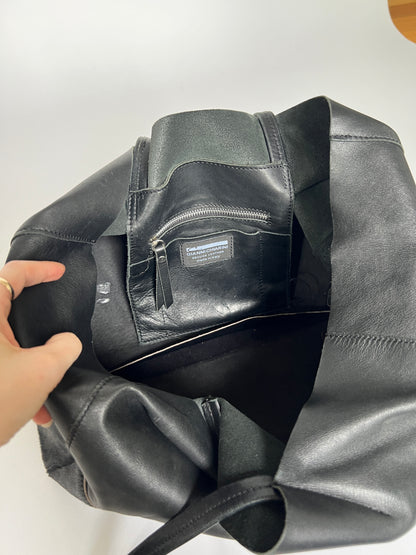 Italian Pony Hair and Leather Tote