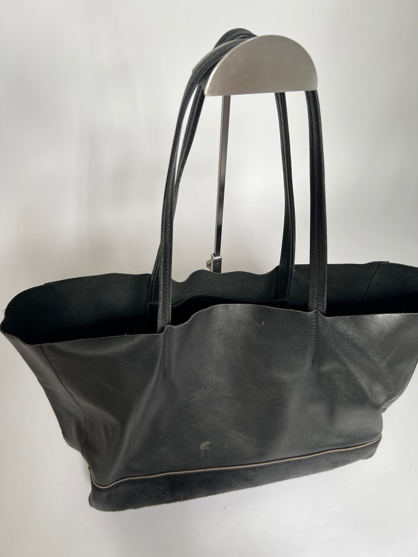 Italian Pony Hair and Leather Tote