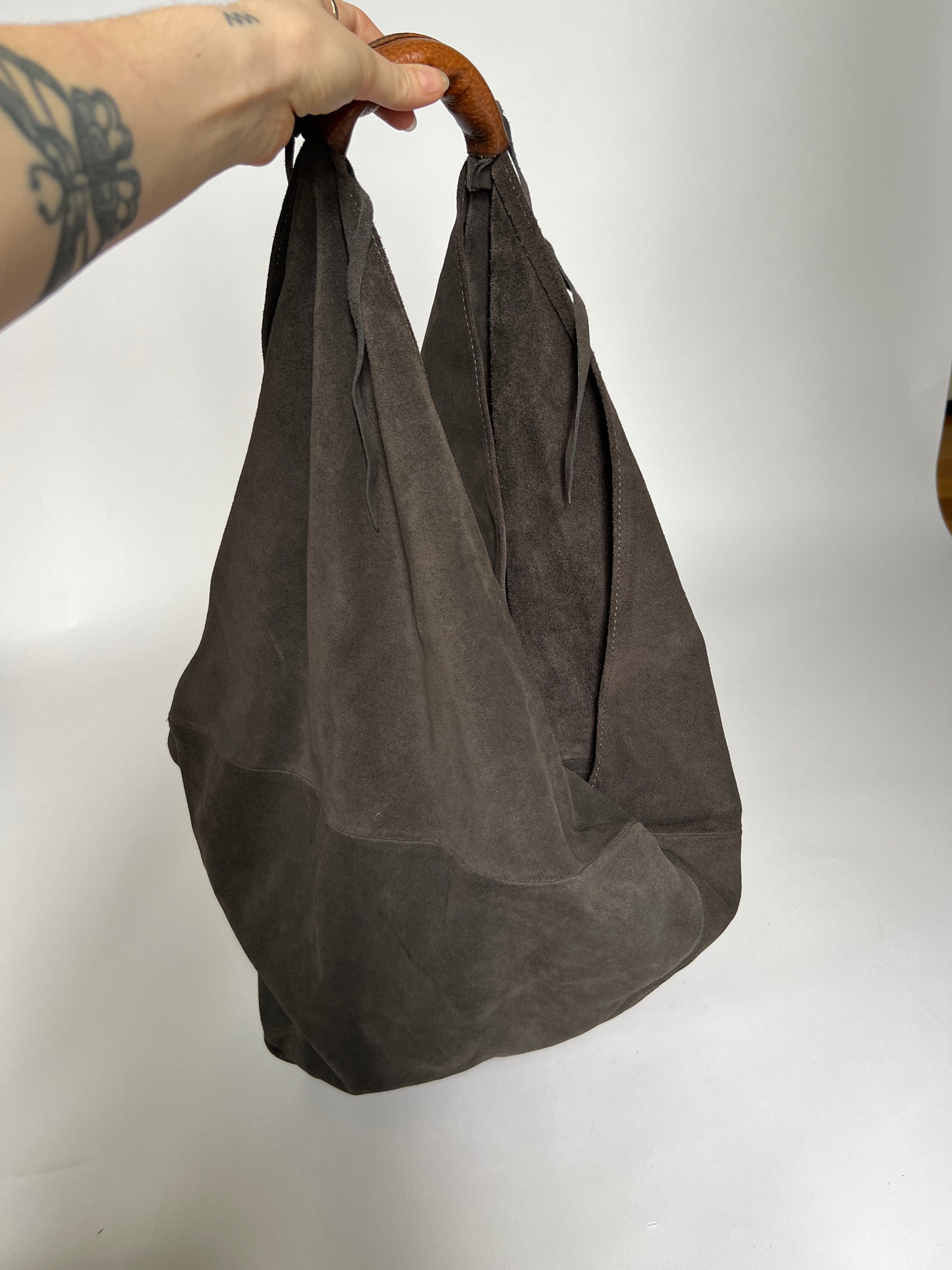 Giant Suede Tote