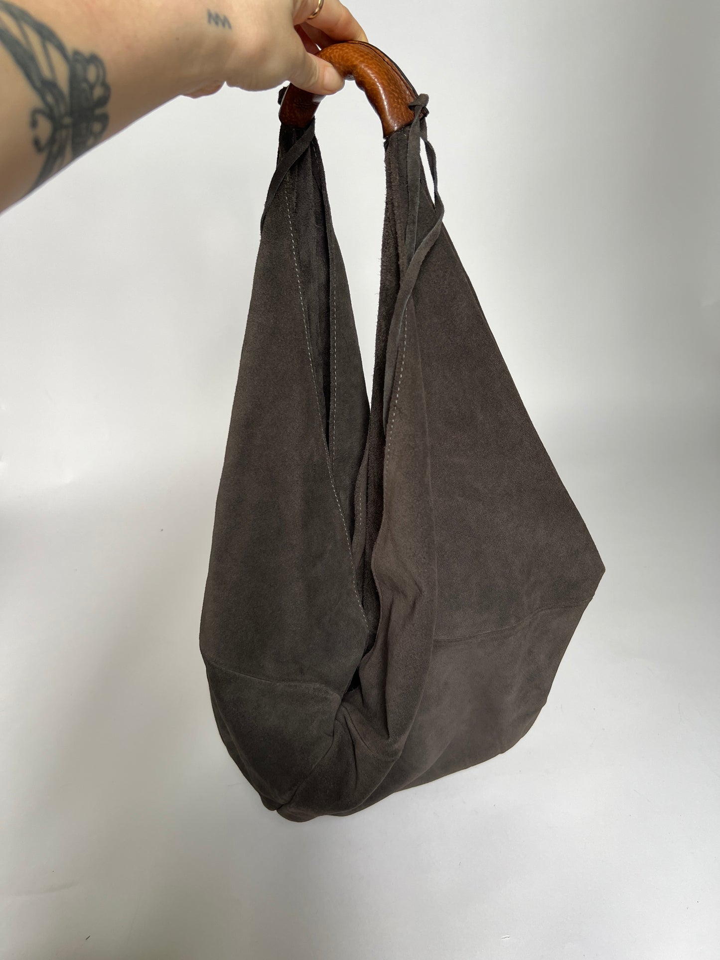 Giant Suede Tote