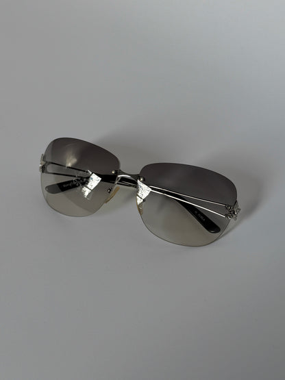 Furla Grey Star Rhinestone Sunglasses