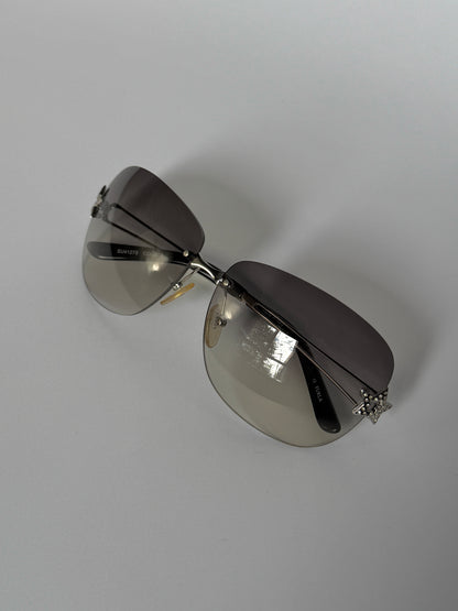 Furla Grey Star Rhinestone Sunglasses