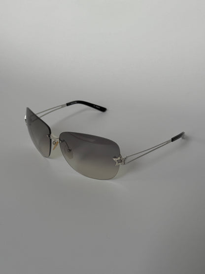 Furla Grey Star Rhinestone Sunglasses