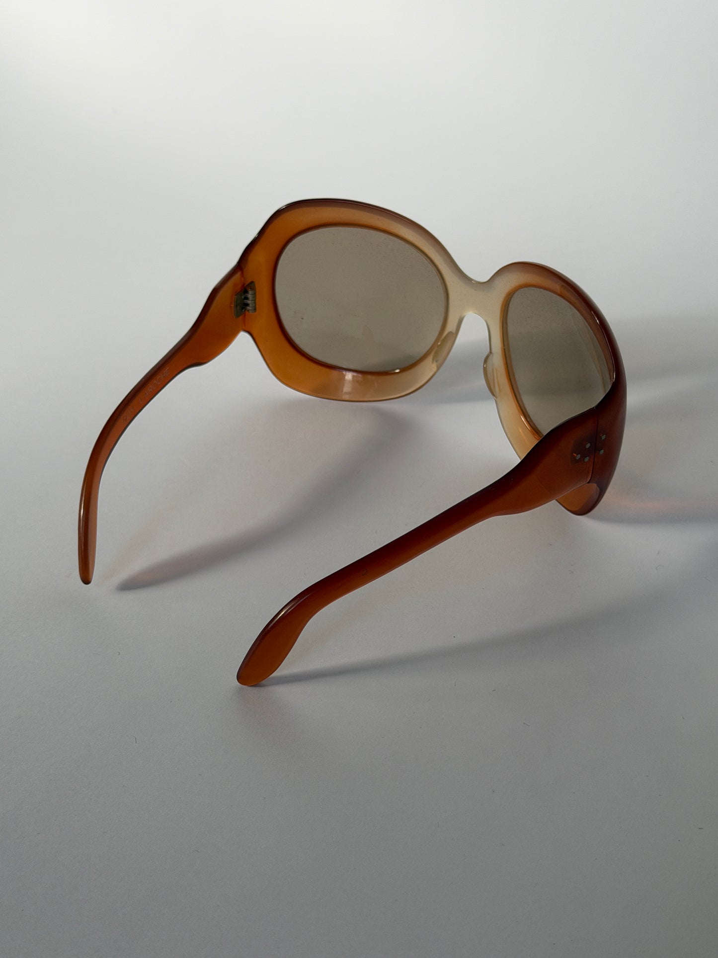 Guy Laroche Oversized Amber Ombré Sunglasses