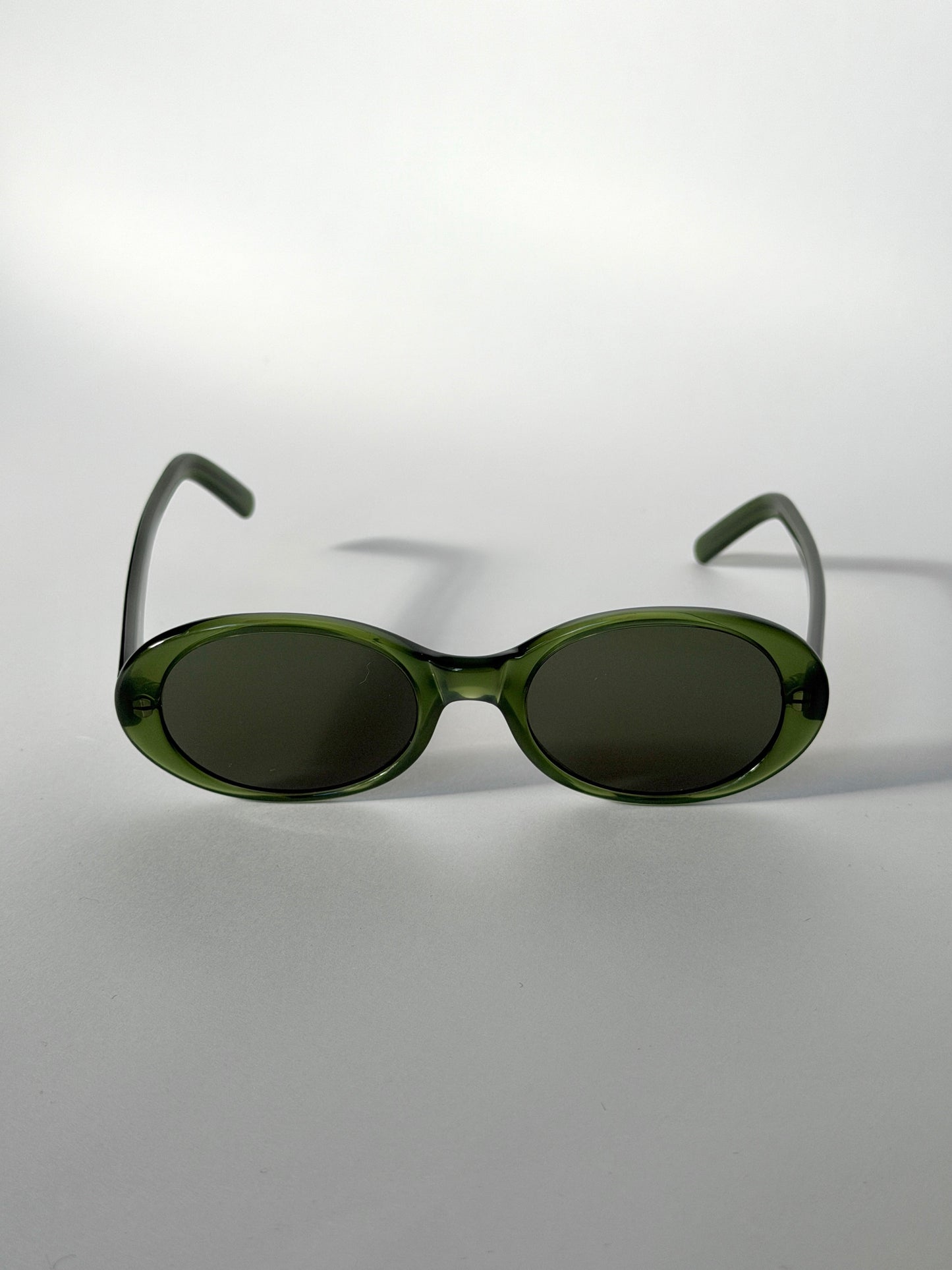 Furla Green Oval Sunglasses