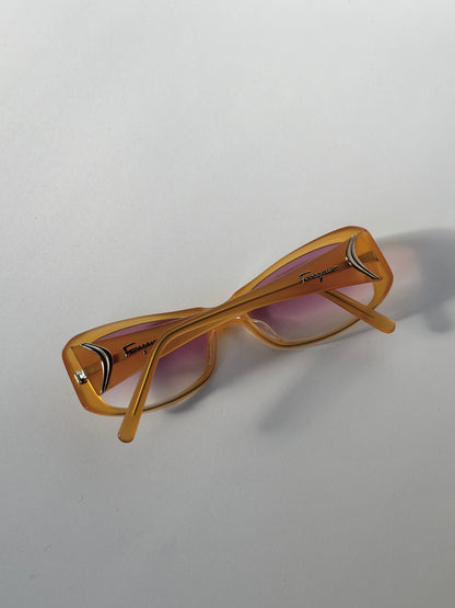Salvatore Ferragamo Purple Lens Sunglasses