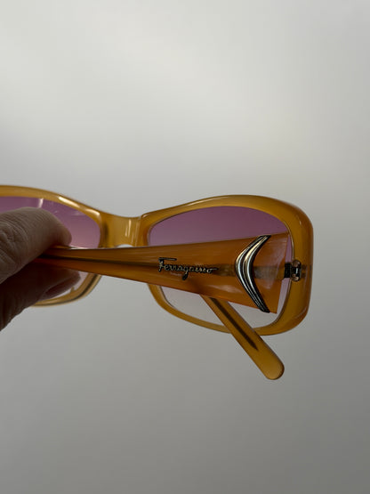 Salvatore Ferragamo Purple Lens Sunglasses