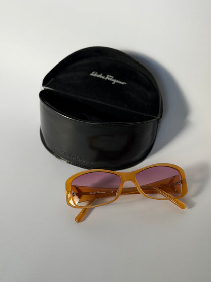 Salvatore Ferragamo Purple Lens Sunglasses